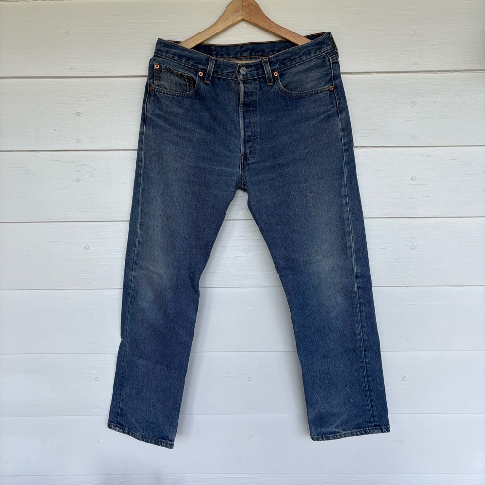 Vintage Levi's 501xx 34x32 Blue Jeans